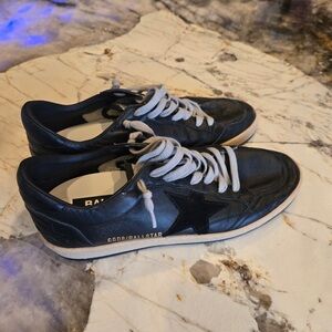 Golden Goose Black Leather Men's Sneakers